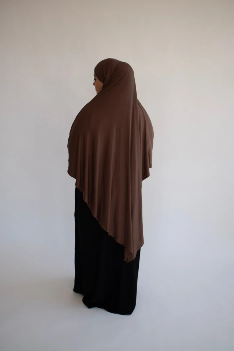 Essential Jersey Khimar - Taupe Brown