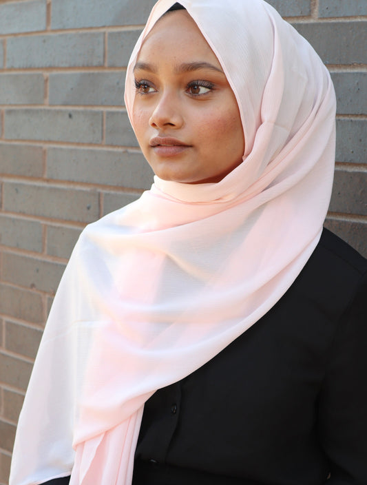 Luxury Crinkle Chiffon - Light Pink