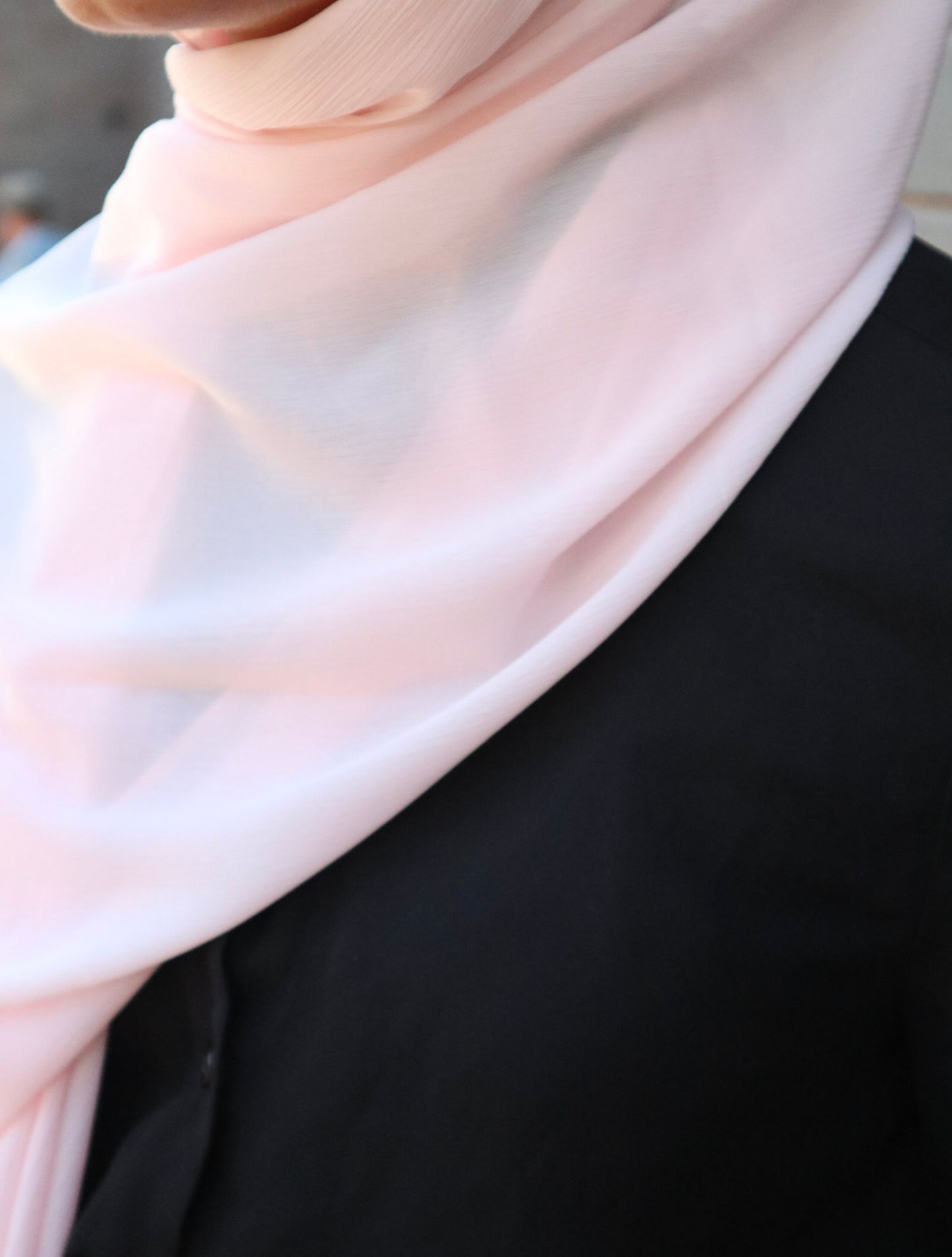 Luxury Crinkle Chiffon - Light Pink
