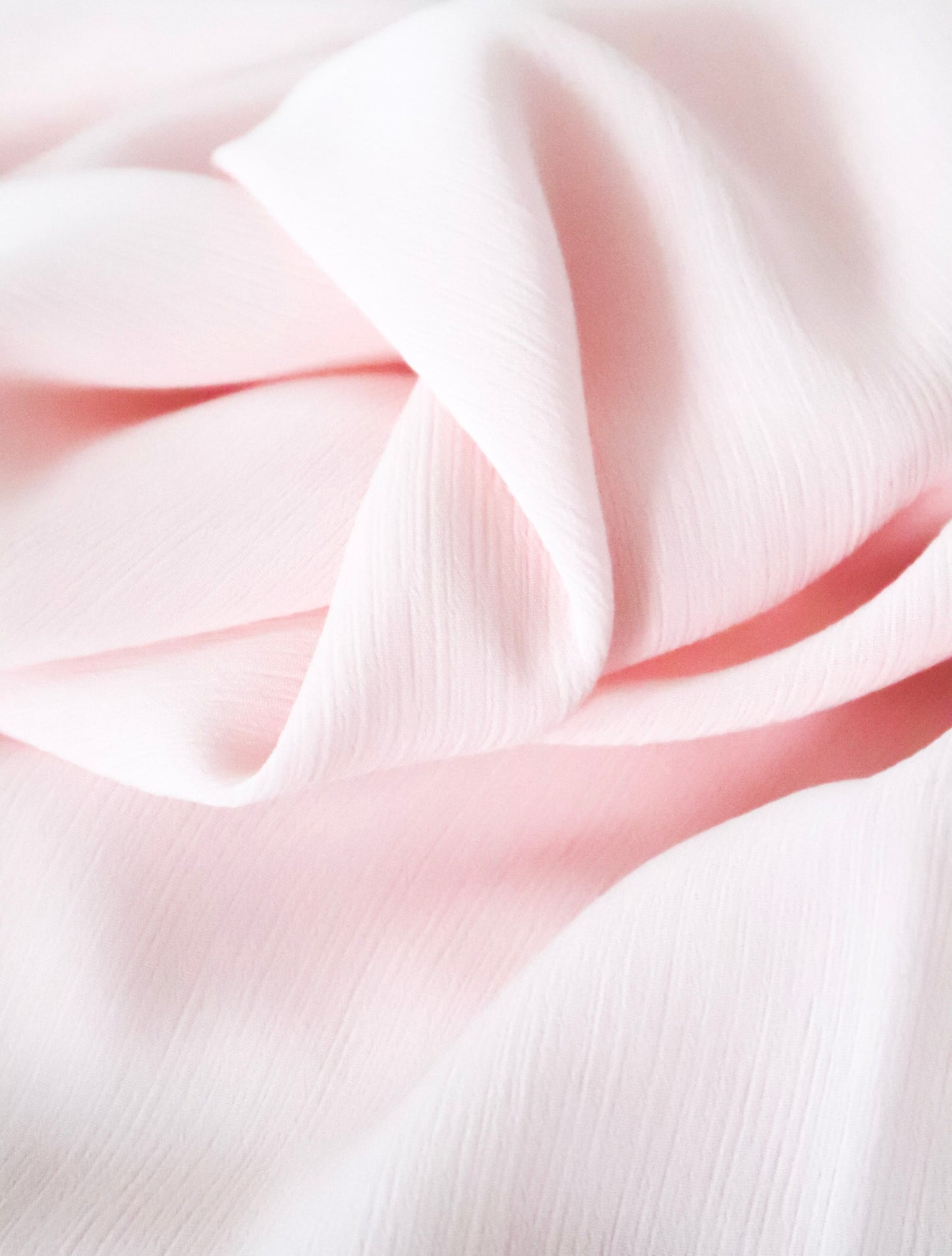 Luxury Crinkle Chiffon - Light Pink