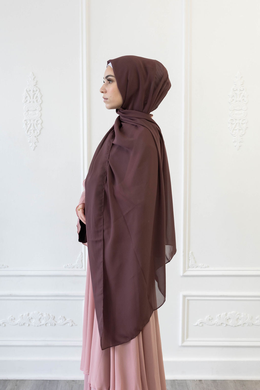 Extra Large Chiffon Hijab- Sand