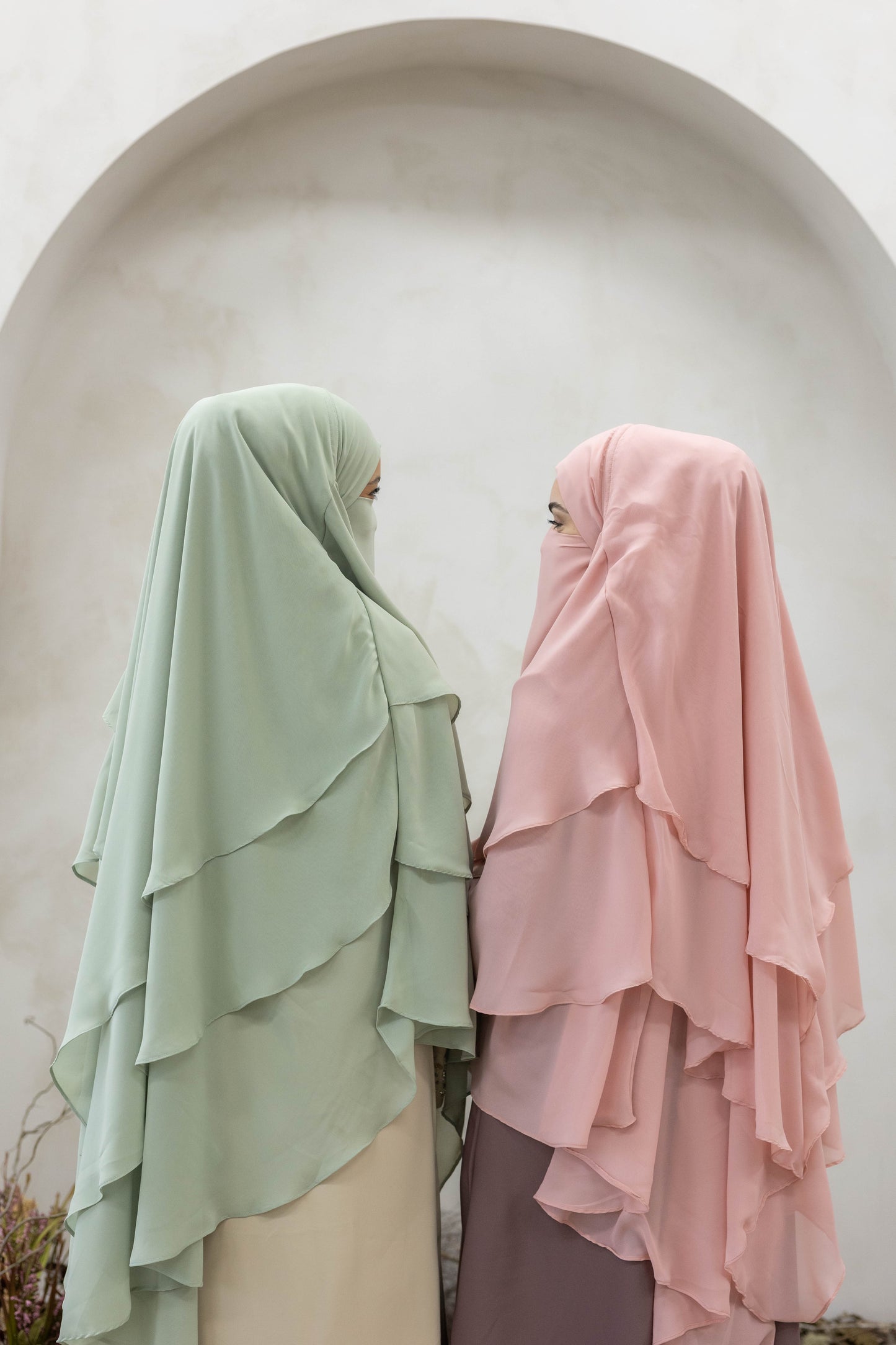 Diamond Khimar- Mint