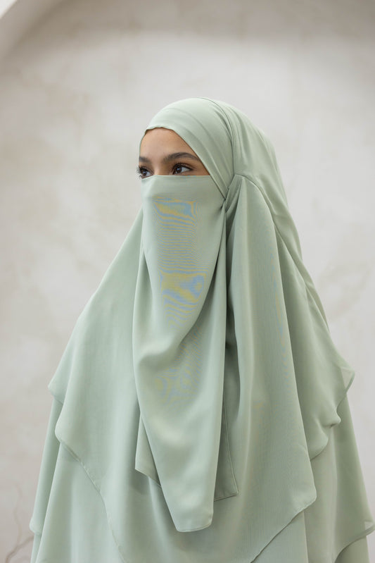 Diamond Khimar- Mint