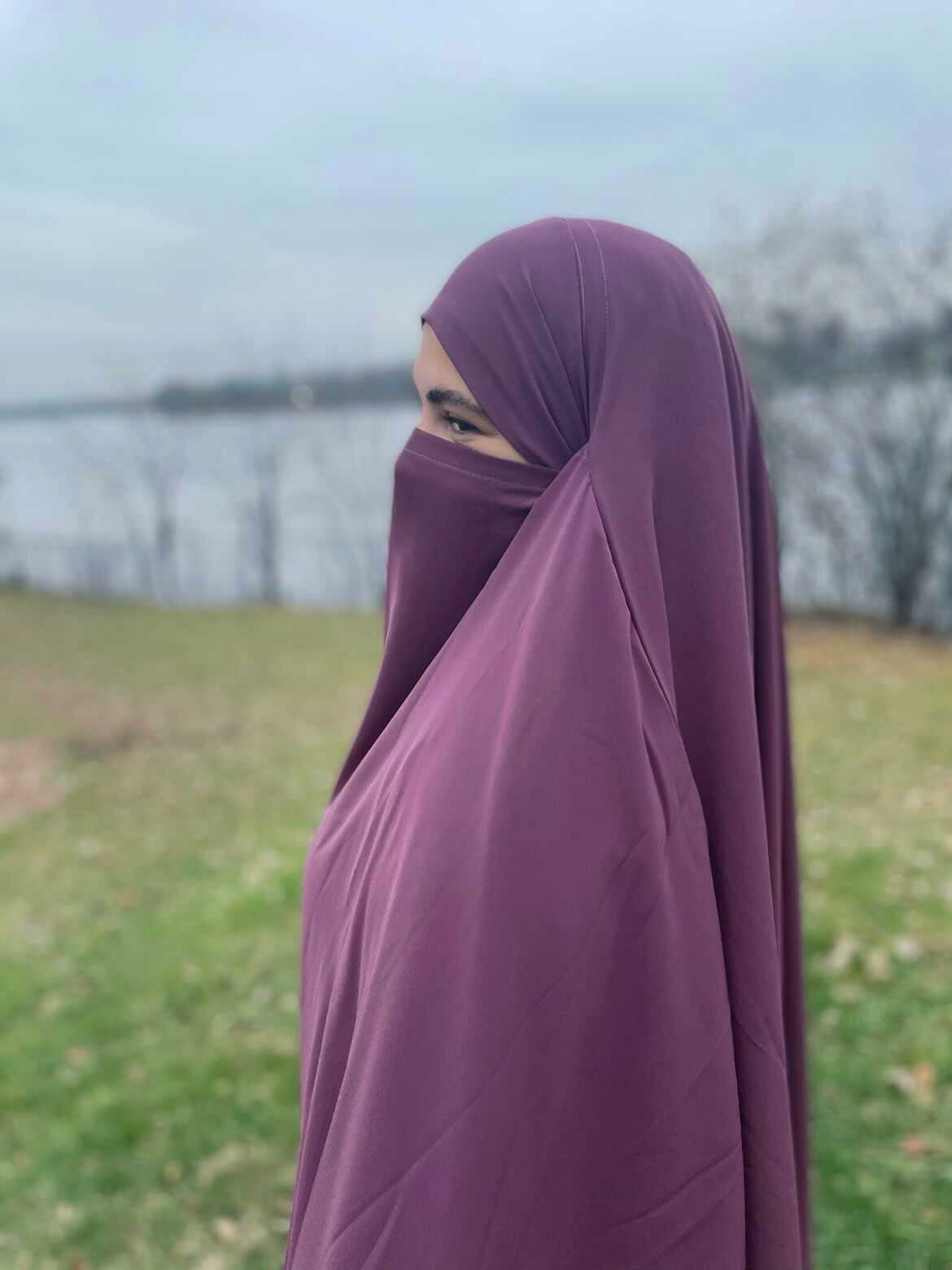 Deep Lavender - Khimar