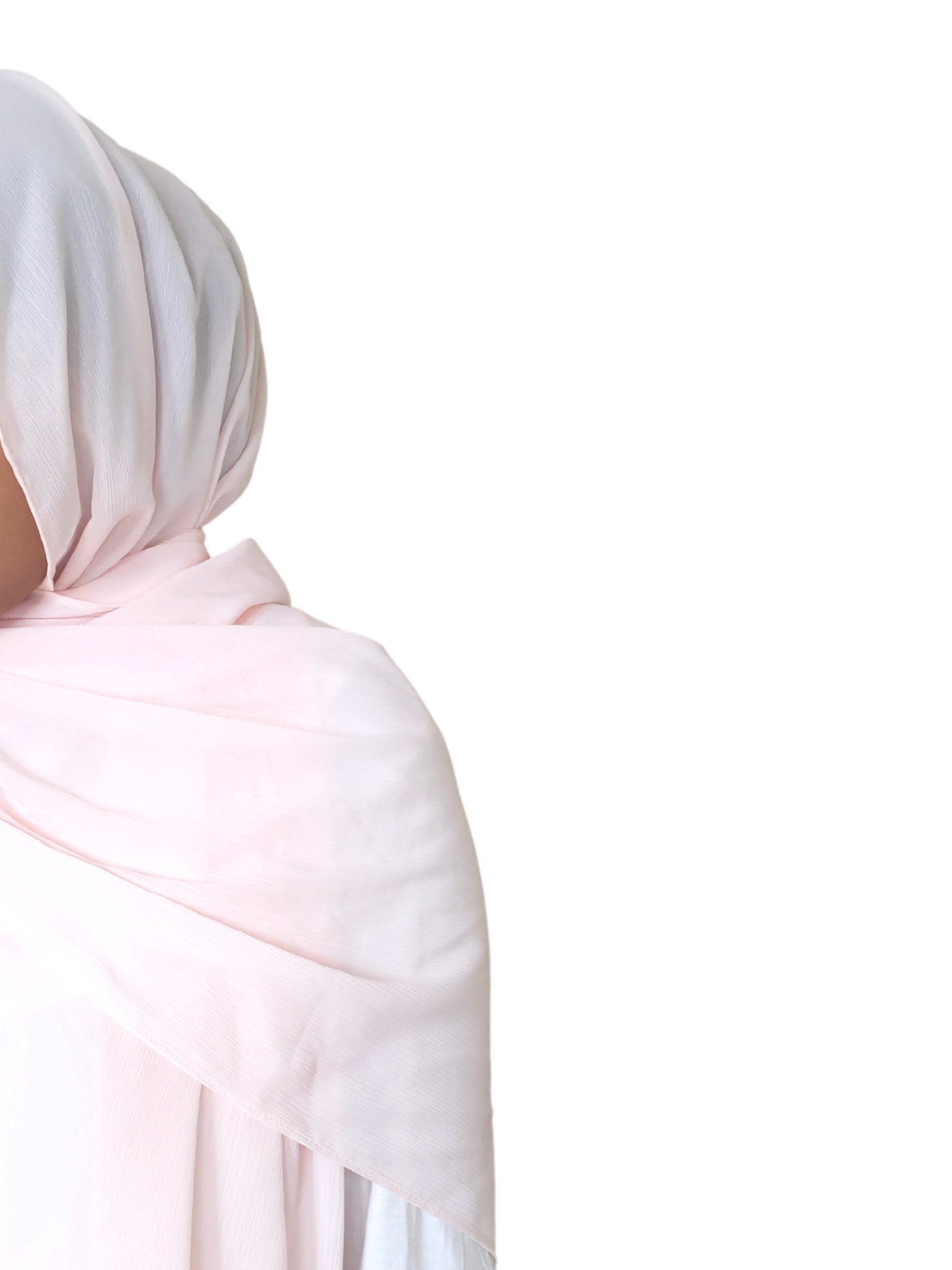 Luxury Crinkle Chiffon - Light Pink