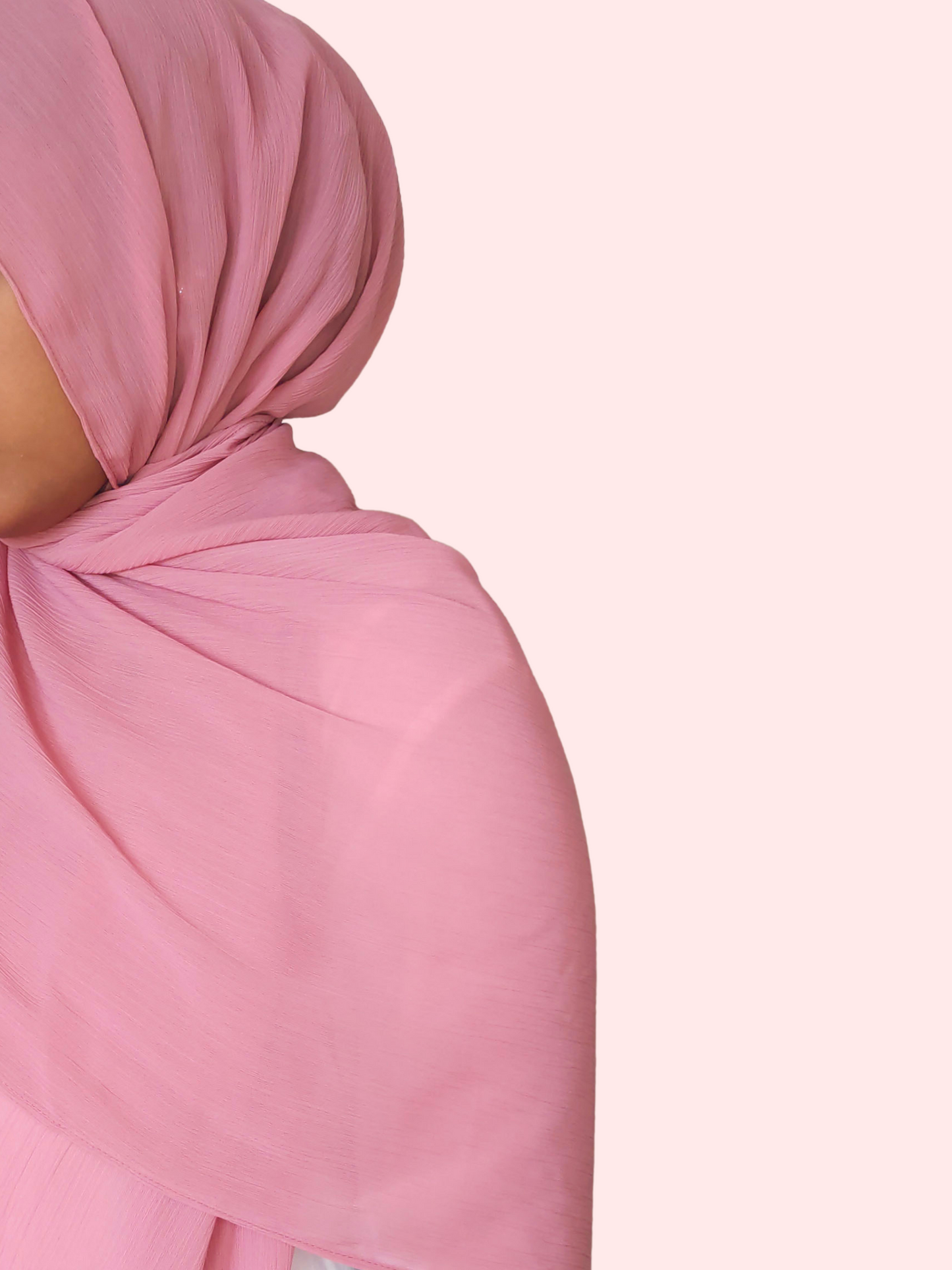 Luxury Crinkle Chiffon - Mauvey