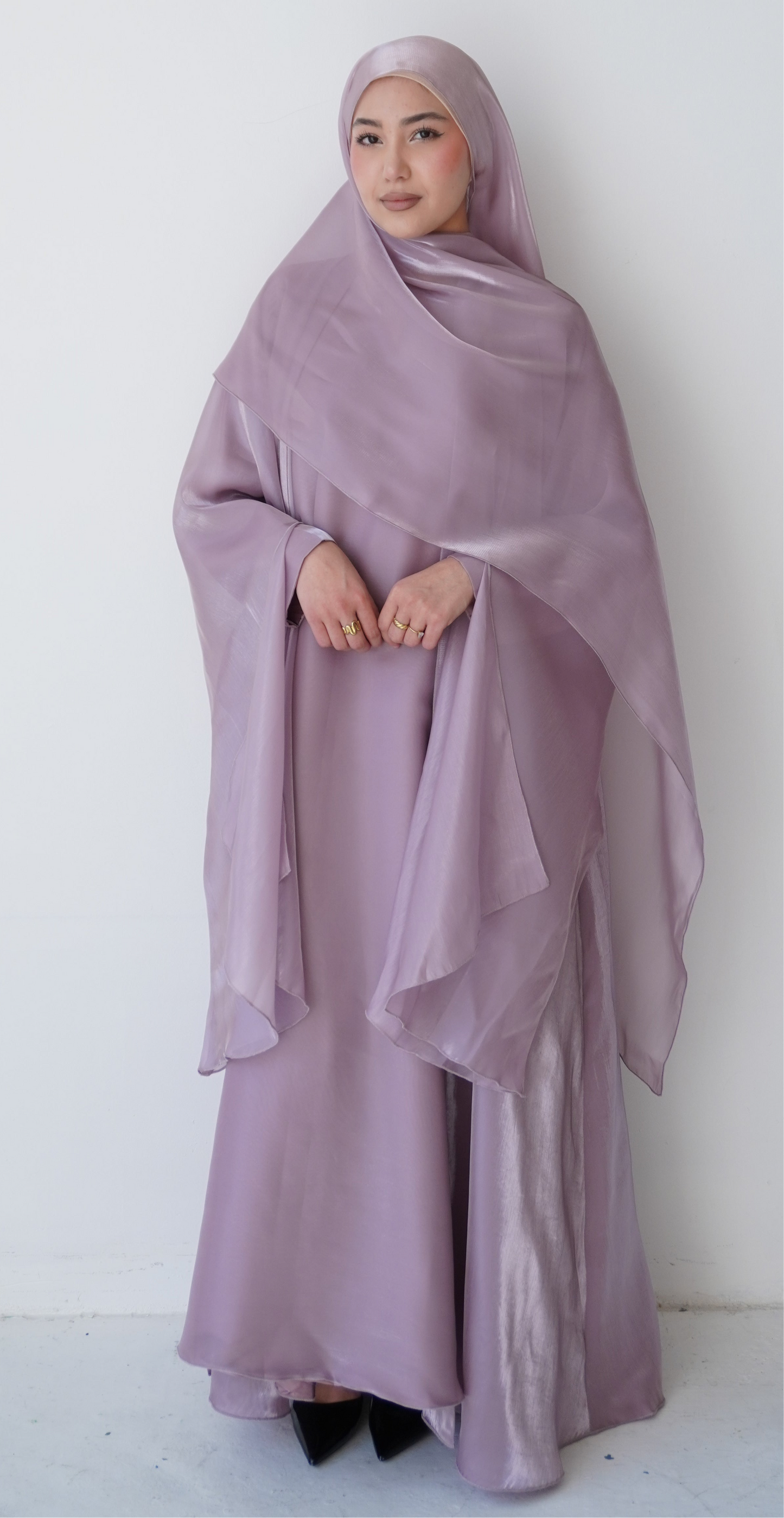 Ayla Luxury Abaya - Lilac