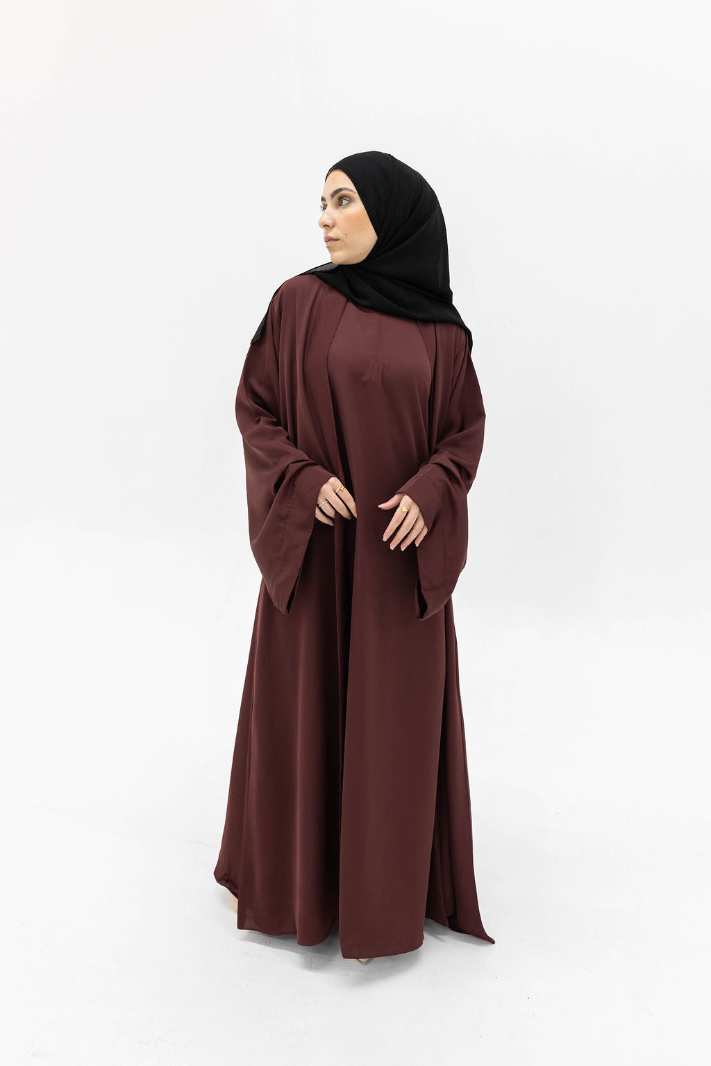 Essential Abaya (2 piece set) - Chocolate