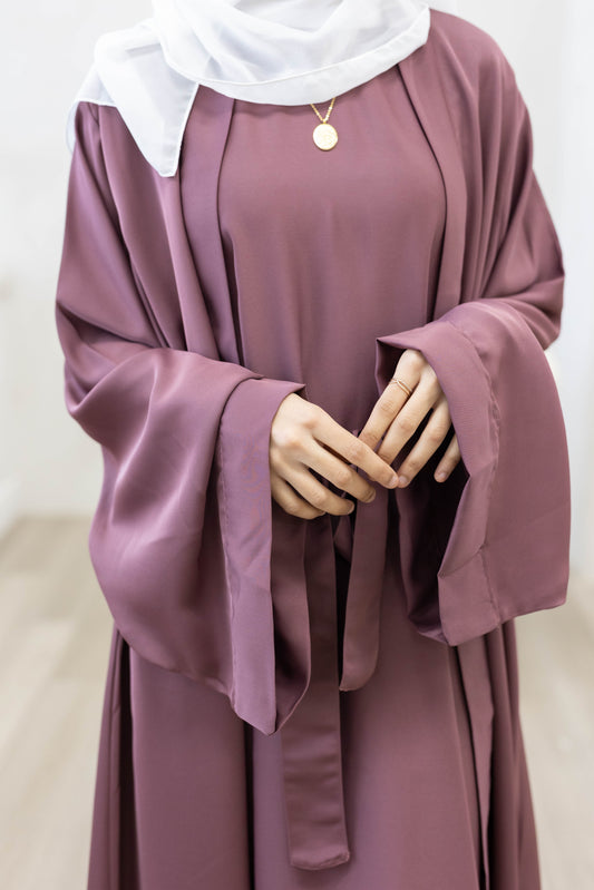 New *Essential Abaya- Dusty Rose