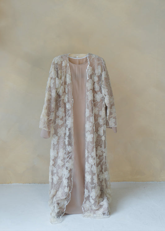 Zahra Abaya- Cream