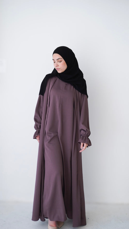 Niya Abaya Set- Mauve