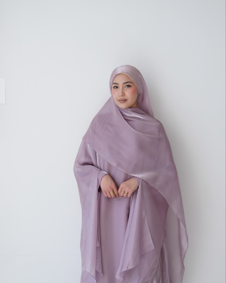 Ayla Luxury Abaya - Lilac