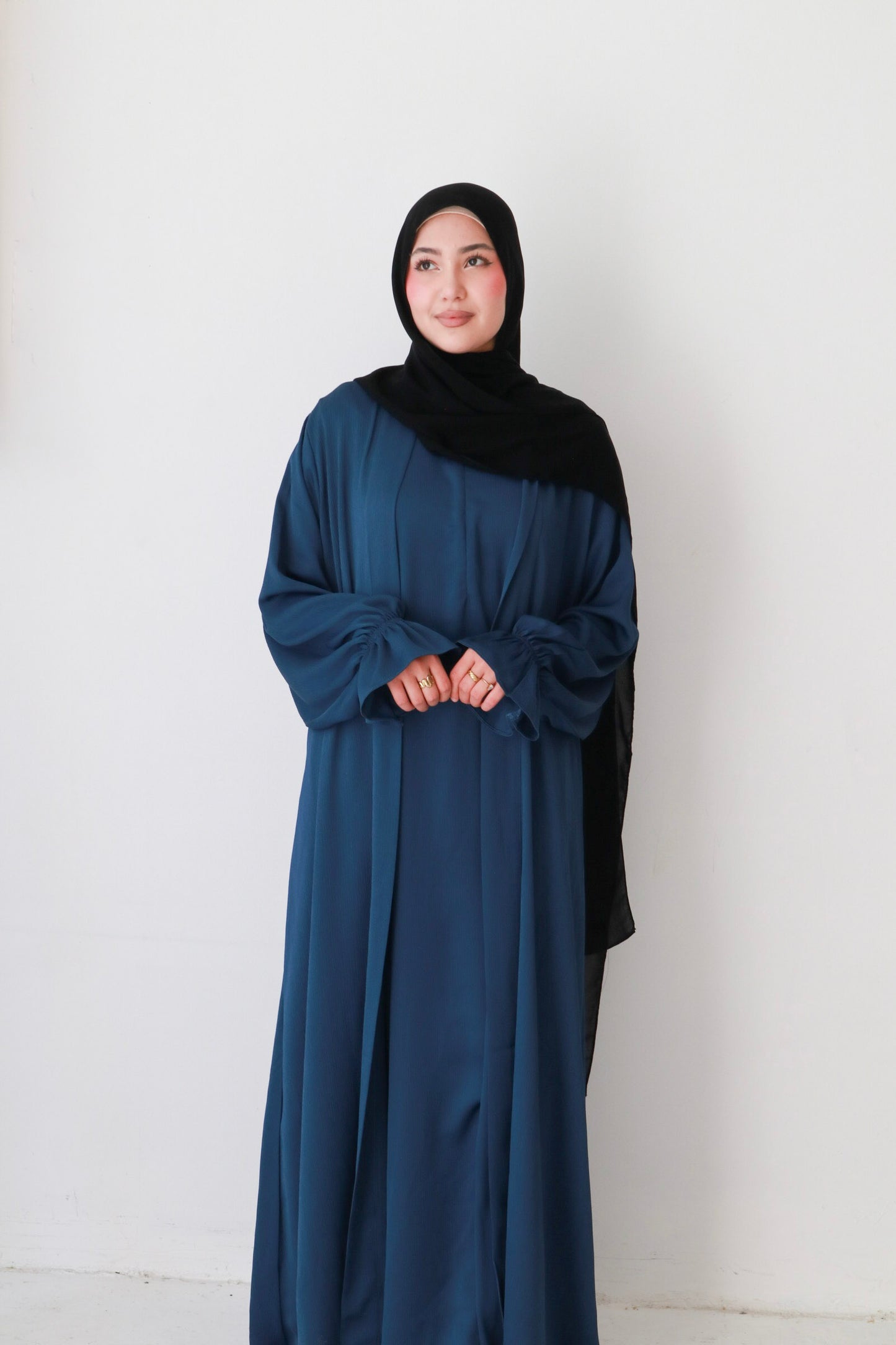 Niya Abaya Set- Teal