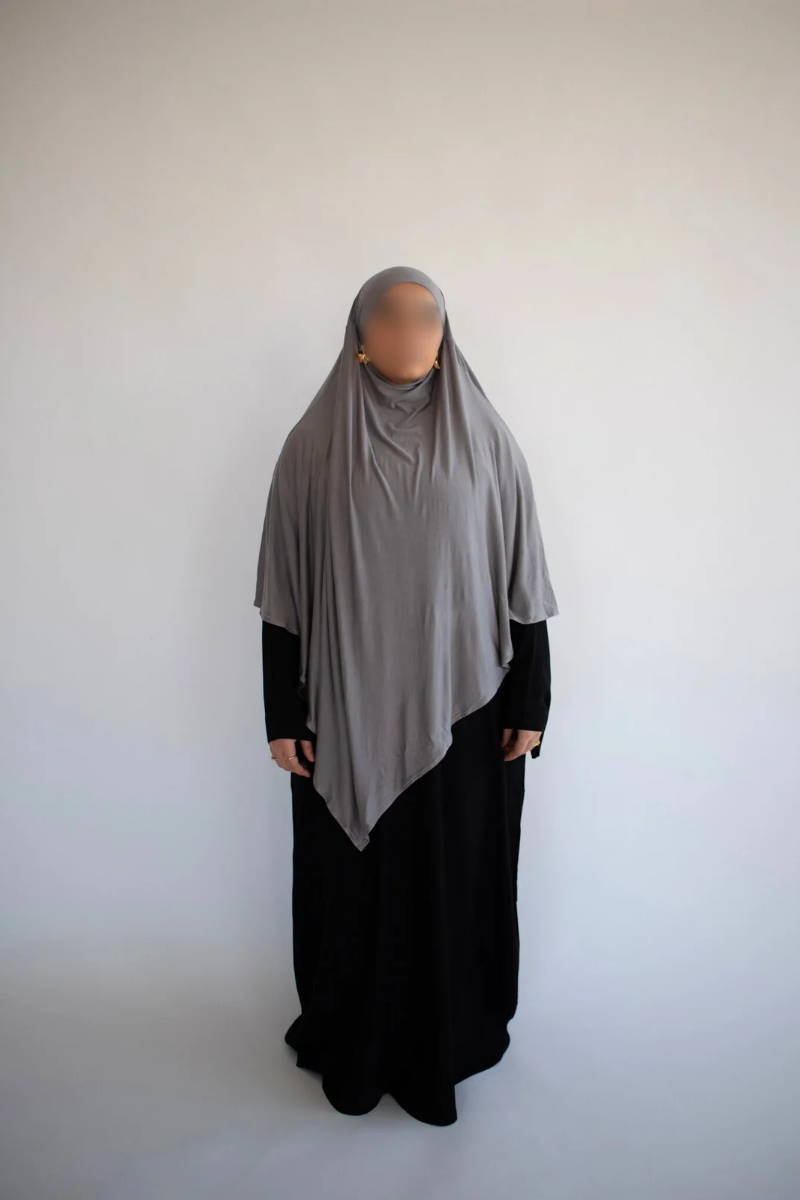 Essential Jersey Khimar - Grey
