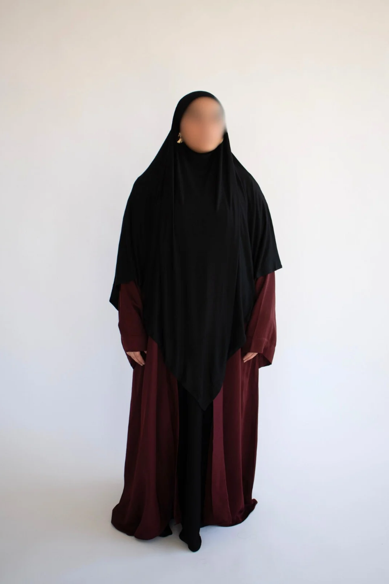 Essential Jersey Khimar - Black
