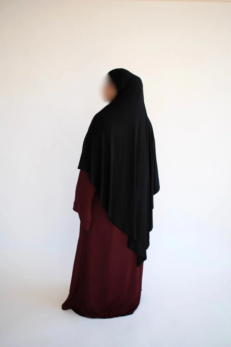 Essential Jersey Khimar - Black