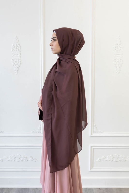 Extra Large Chiffon Hijab- Cream