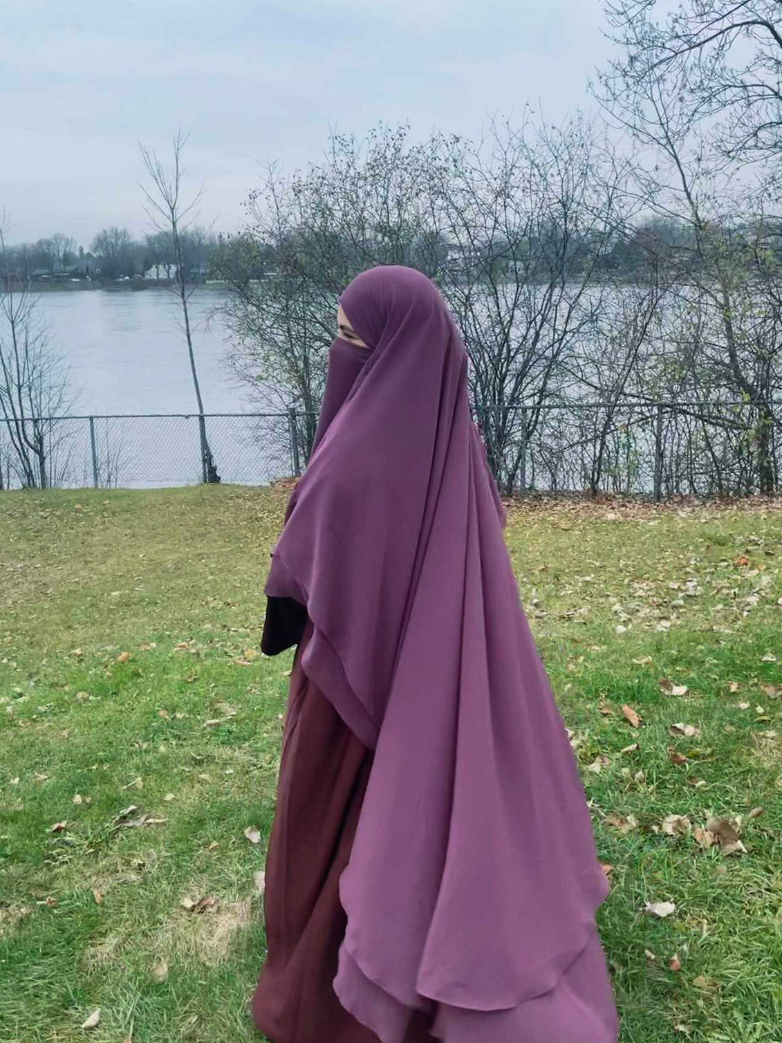 Deep Lavender - Khimar