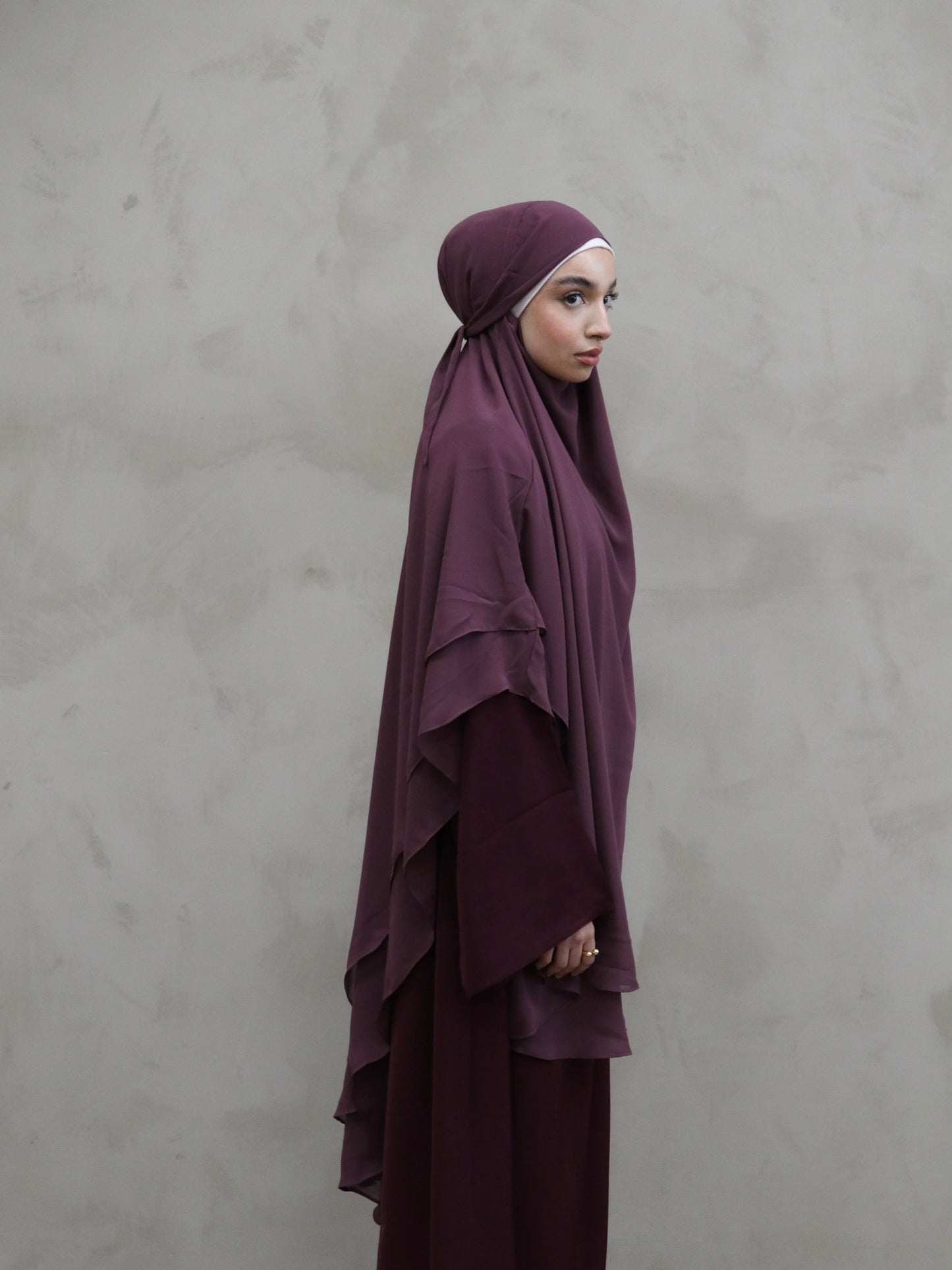 Deep Lavender - Khimar