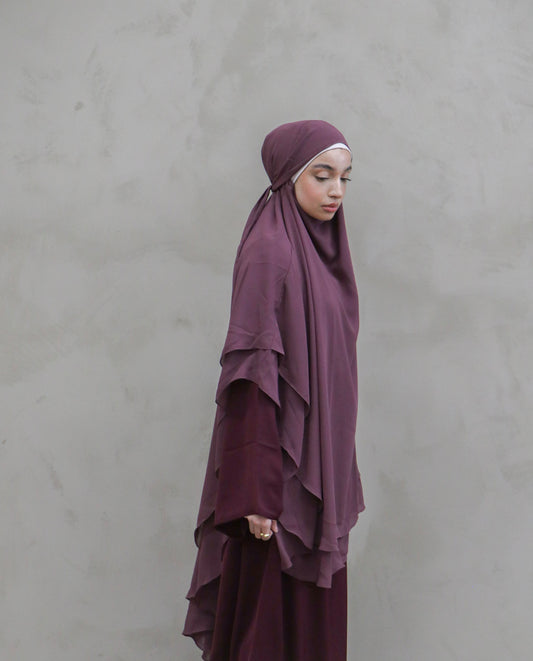 Deep Lavender - Khimar