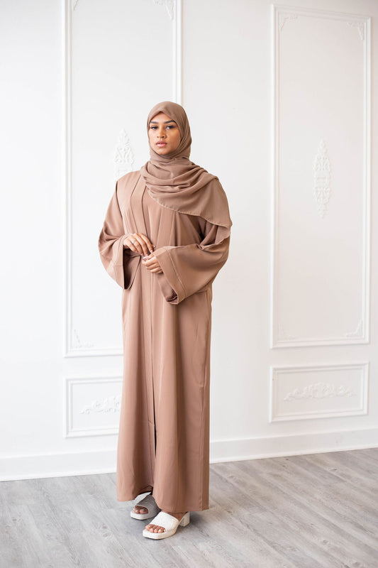 Essential Abaya (2- piece set) - Camel