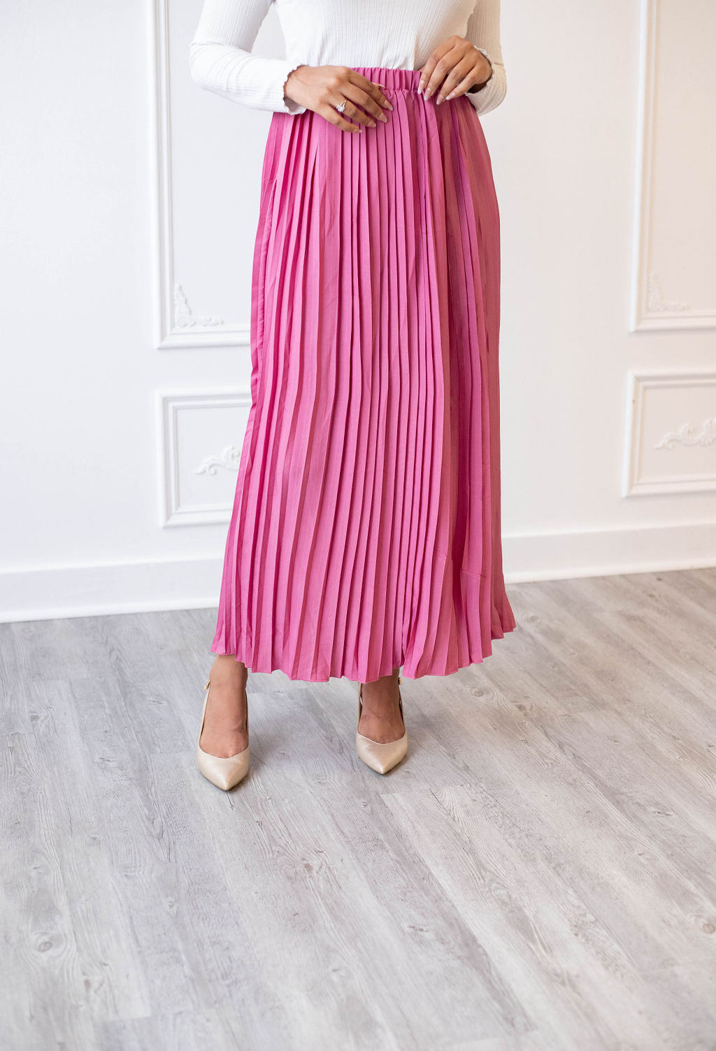 Pleated Skirt - Purple