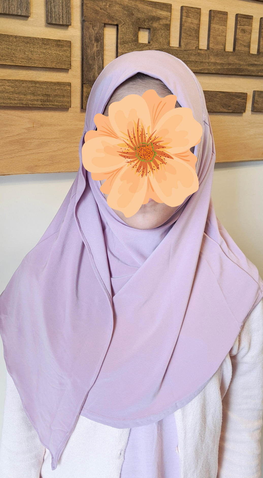 Instant Hijab for Girls (Mauve Purple)